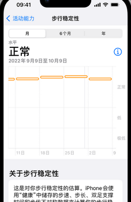 同心iPhone手机维修如何在iPhone开启'步行稳定性通知'