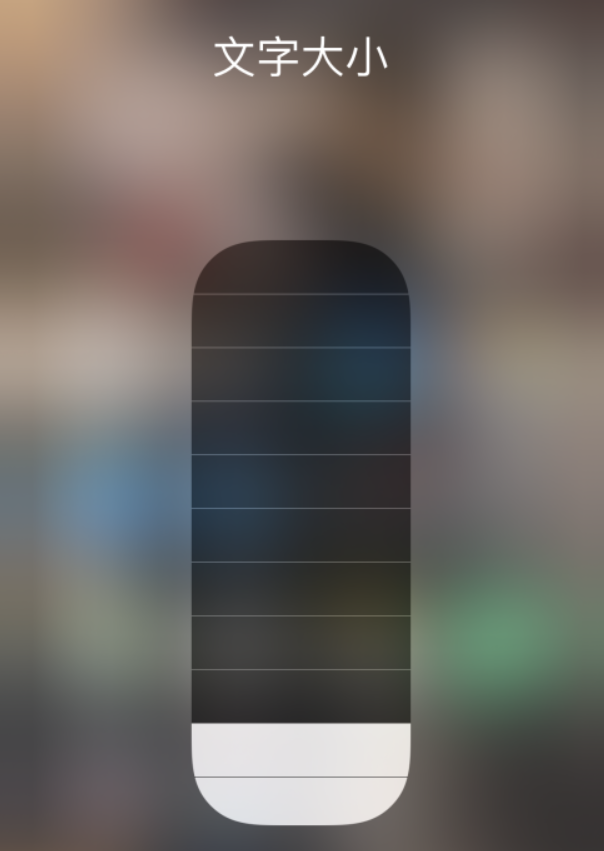 同心苹果手机维修分享小技巧：在 iPhone 控制中心快速调节字体大小 